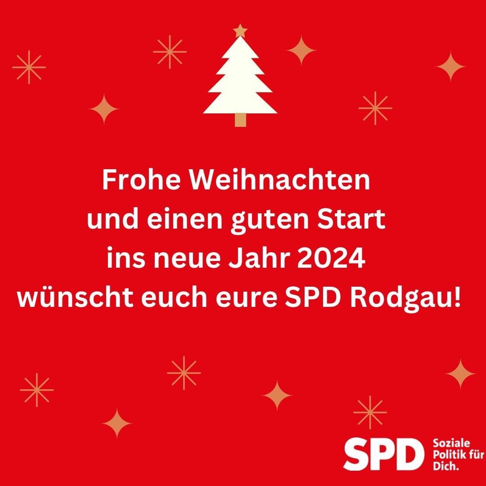 Liebe Weihnachtsgrüße von der SPD Rodgau SPD Rodgau